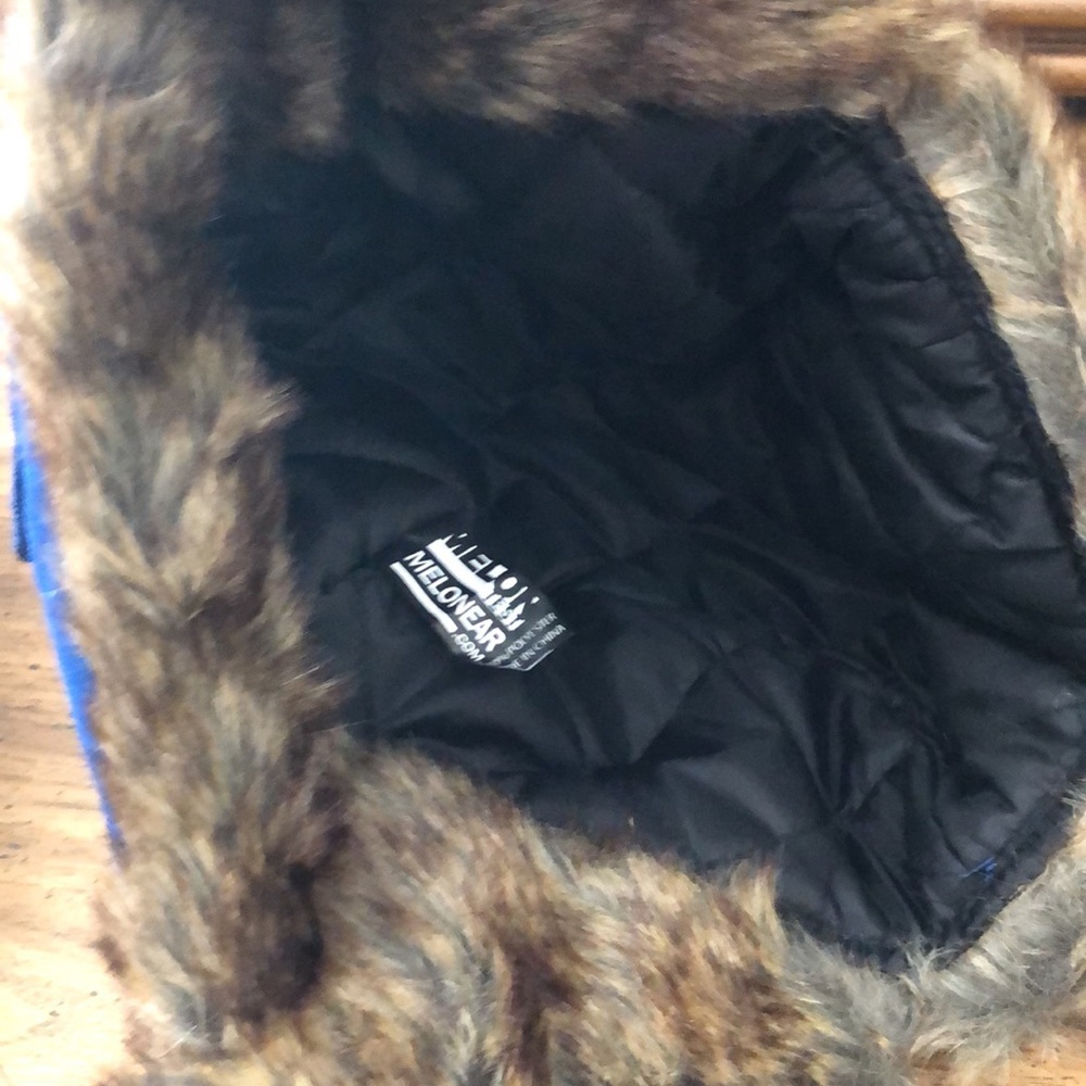 NEW Furry Suede Trapper Hat - SC Pelicans Baseball Team - Picture 9 of 11